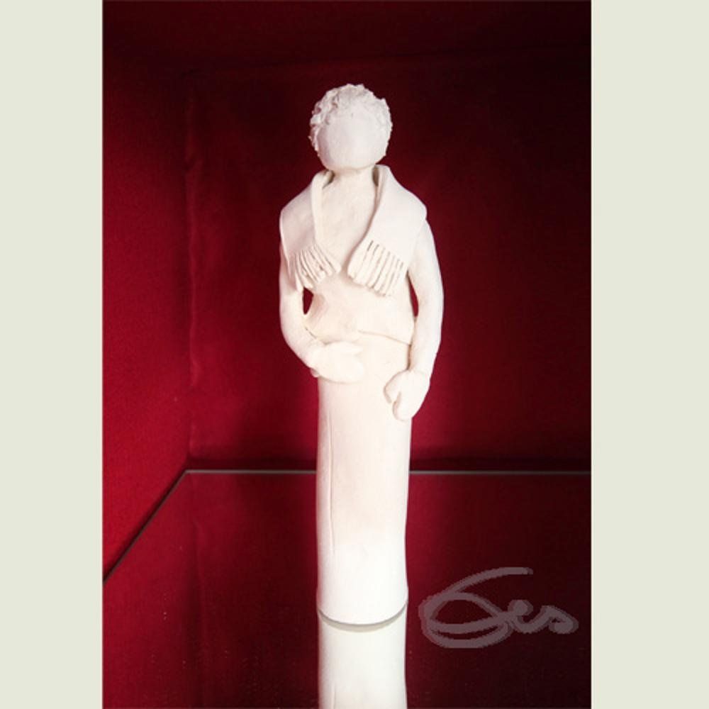 Figur, Ton, Keramik, Paar, Liebe, Elisabeth Ernicke-Goßner