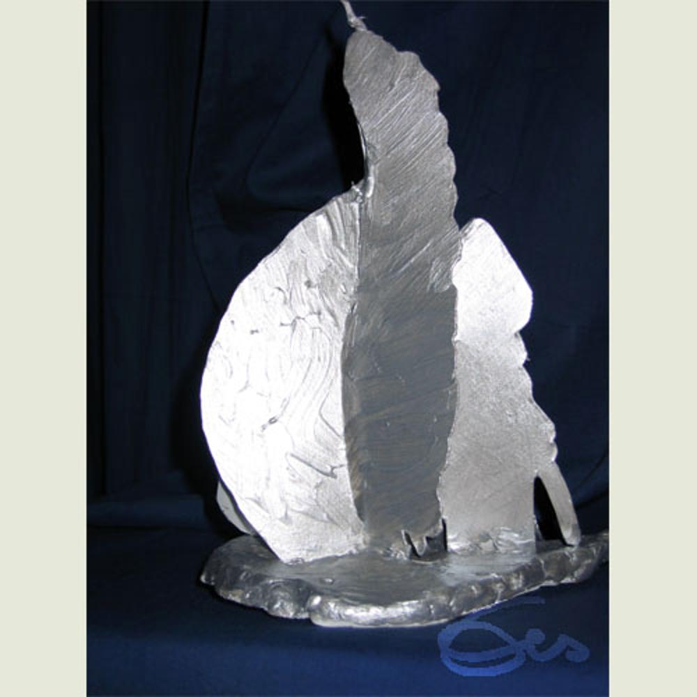 Figur, Metall, Pappe, Paar, Liebe, Elisabeth Ernicke-Goßner