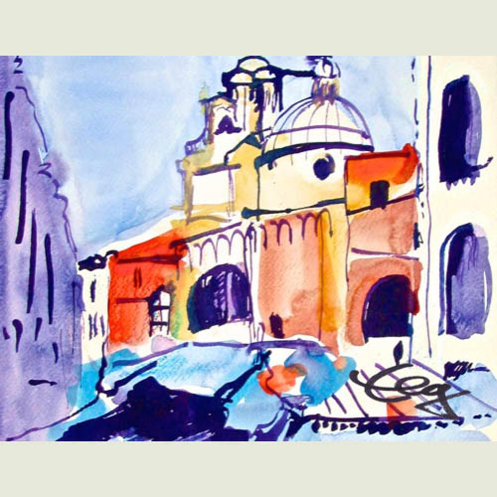 Bild, Venedig,  Aquarell, Elisabeth Ernicke-Goßner