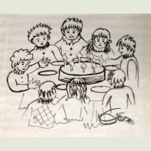 Skizze Kindergeburtstag