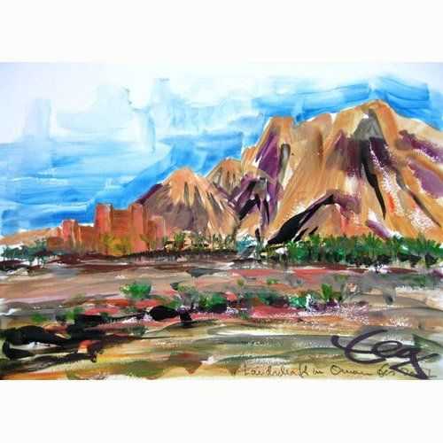 Oman, Landschaft, Gebirge