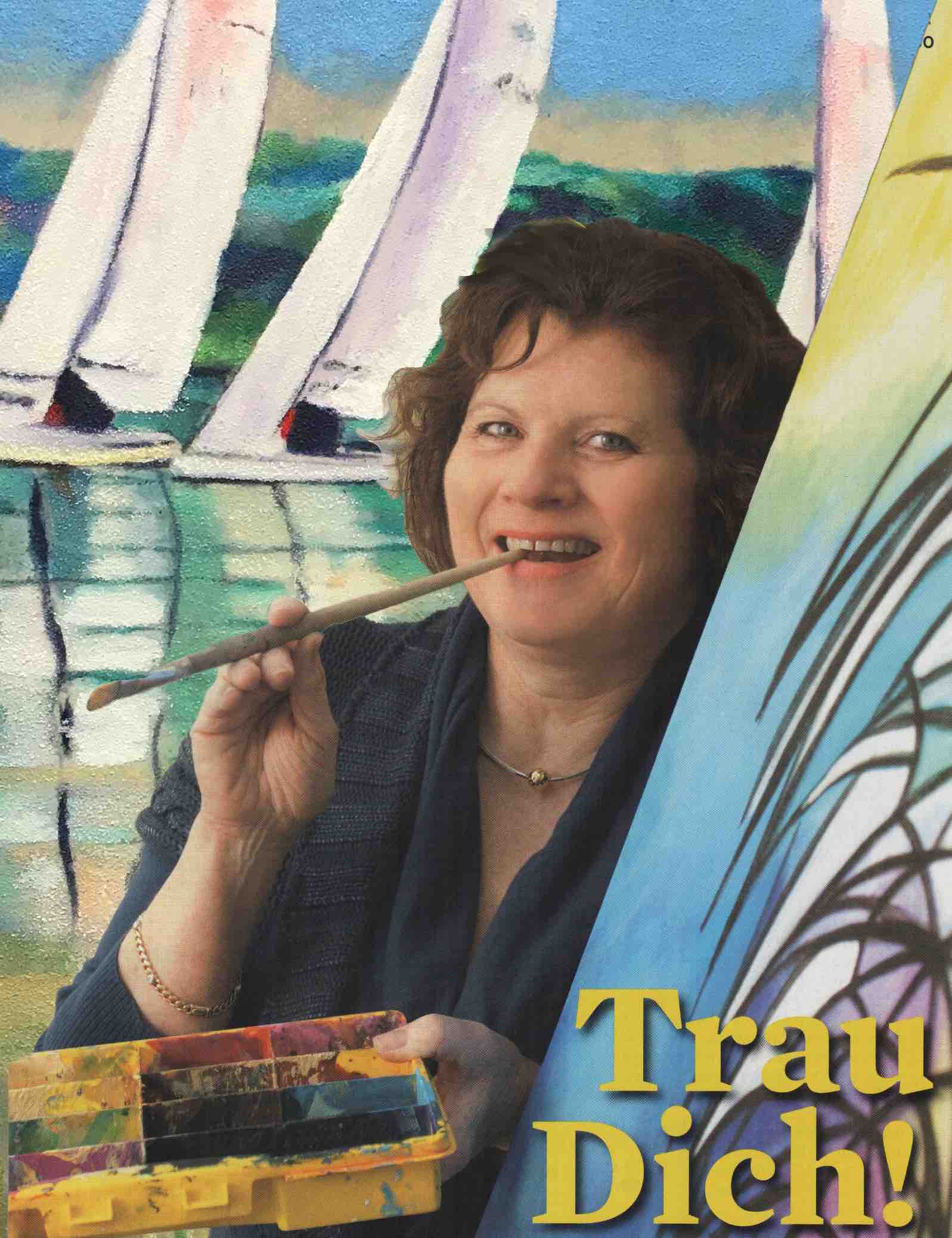 Galerie-Augsburg-Lifestyle-Artnight-Spaß-Lust-mit-Farbe-Kreativität-Segelbild-Gewölbe