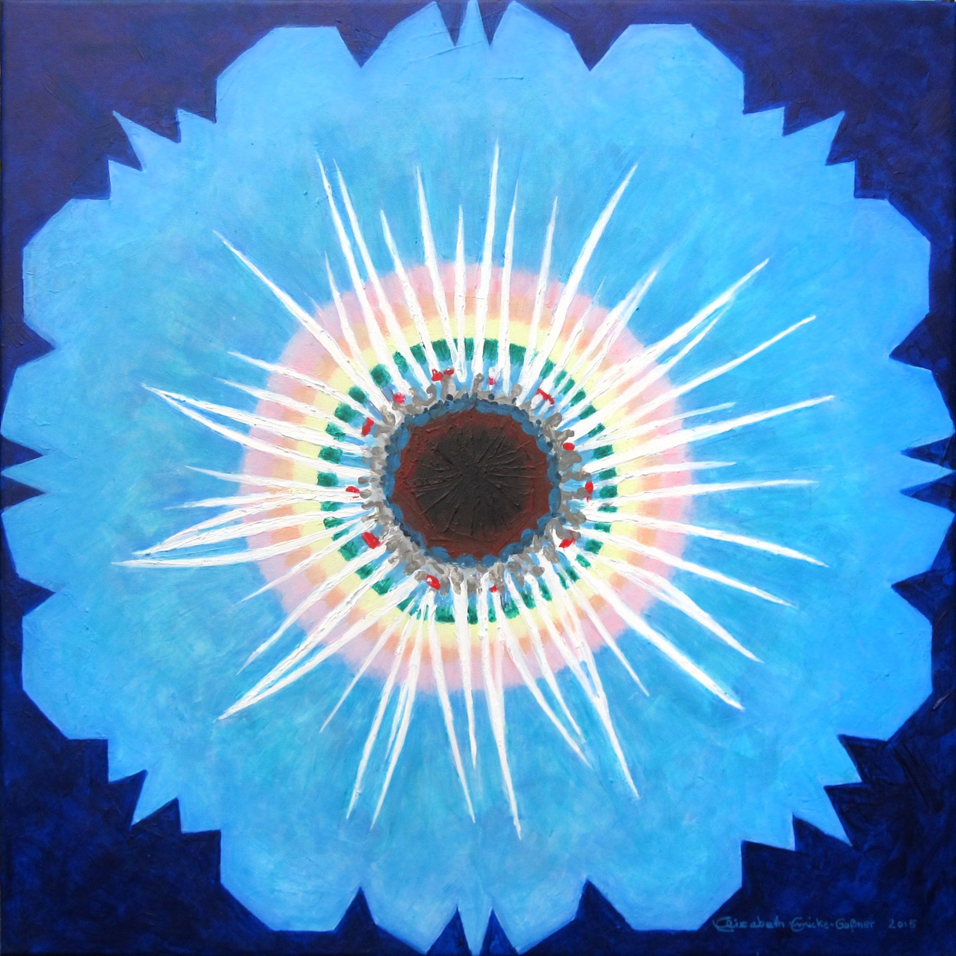 Bild, Acryl, Leinwand, Segeln, Auge