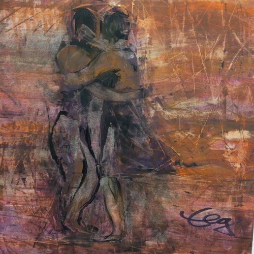 Bild, Tanz,  Acryl, Leinwand, Elisabeth Ernicke-Goßner