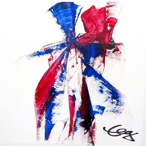 Bild, Tanz,  Walzer, Acryl, Leinwand, Elisabeth Ernicke-Goßner