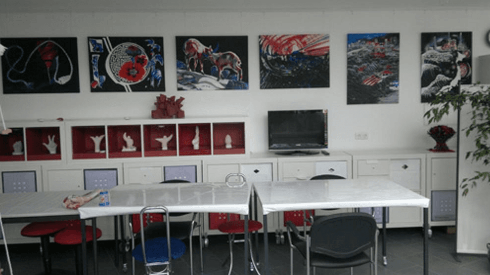 Kunstatelier, Galerie, augsburg, Malerei, Figuren, Beton, Keramik, Bronze