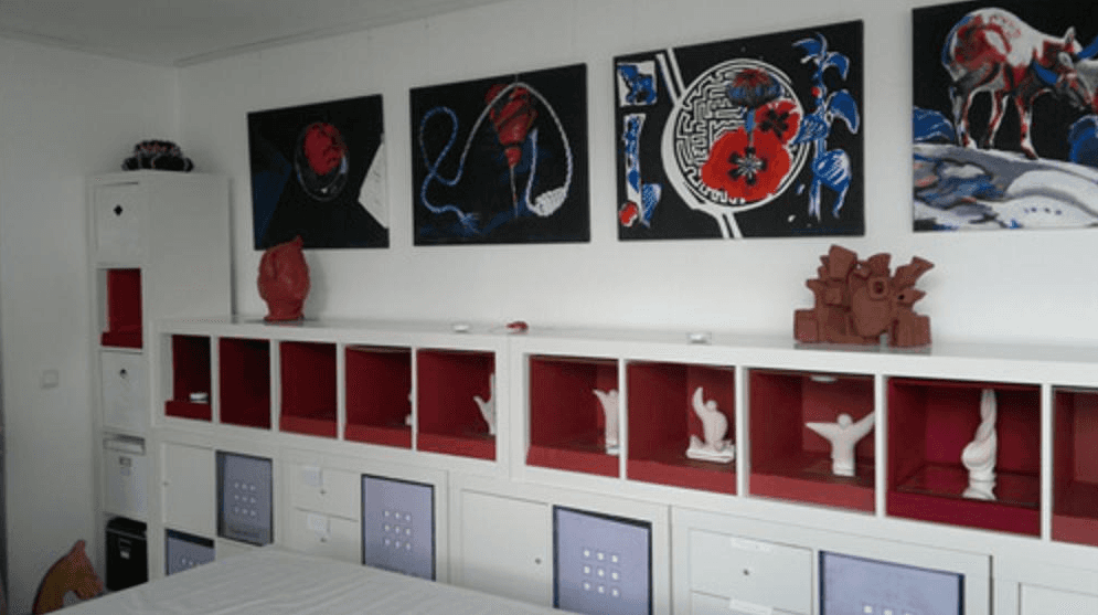 Kunstatelier, Galerie, augsburg, Malerei, Figuren, Beton, Keramik, Bronze