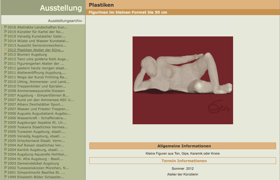 Figur, Ton, Keramik, Paar, Liebe, Elisabeth Ernicke-Goßner