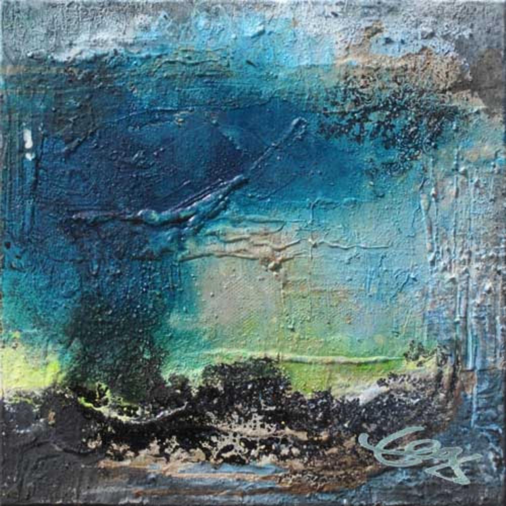 Unter Wasser Acrylgemälde 