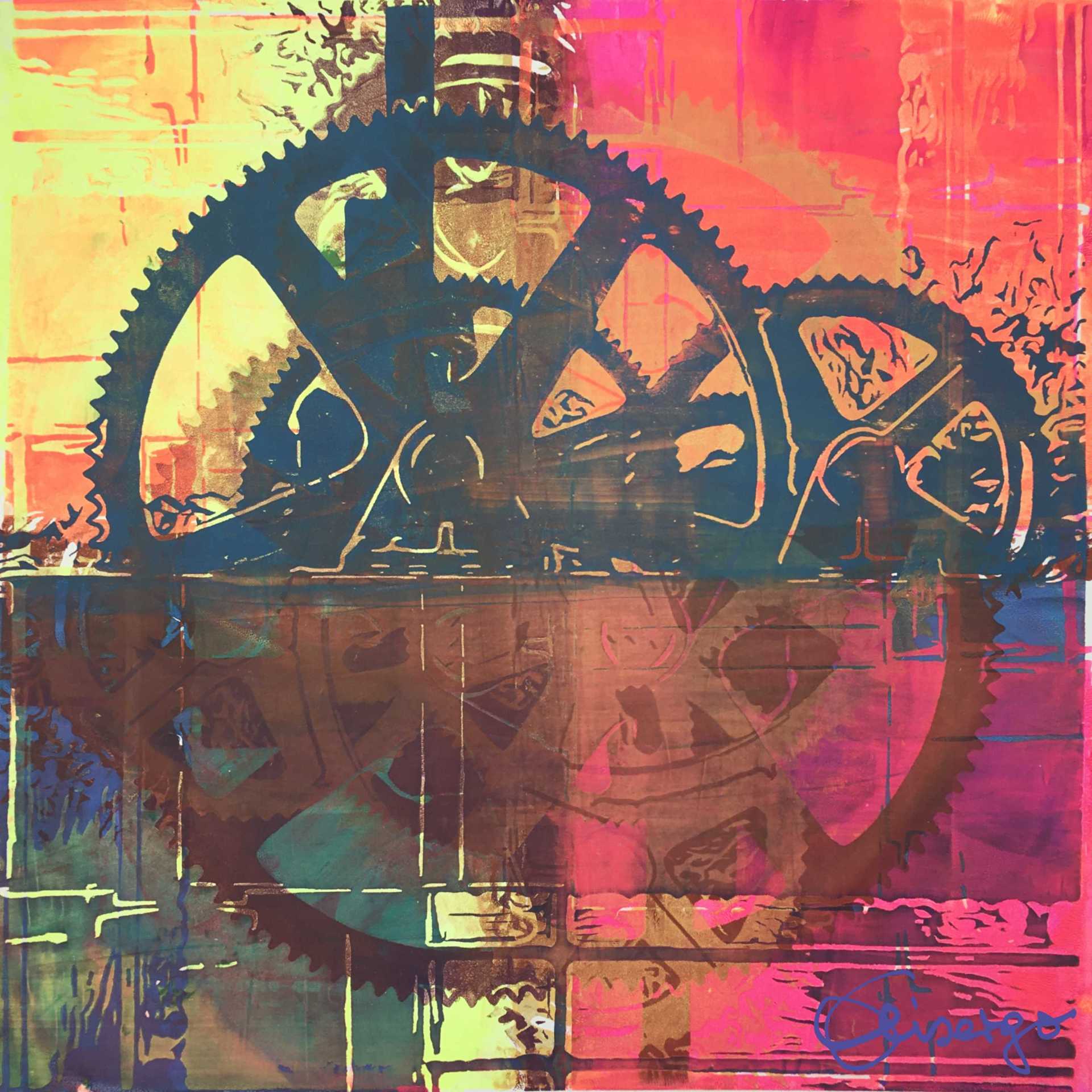 Ölgemälde Acrylgemälde  Siebdruck Moderne Kunst Natur Wind Sonne Wasser Wellen moderne Kunst
Licht Elisabeth Ernicke-Goßner 