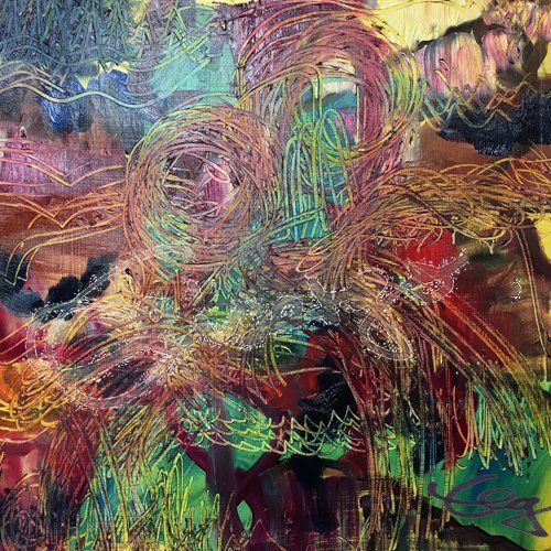 Elisabeth-Ernicke-Goßner-Bild-Öl-Tanz-Welle-Barcelona-Tango