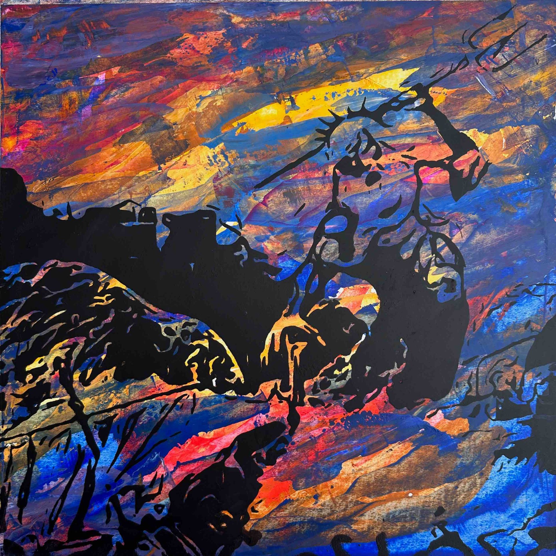 Ölgemälde Natur Wind Luft Sonne Wasser Wellen Licht Bewegung Segeln moderne Kunst Elisergo Instagram