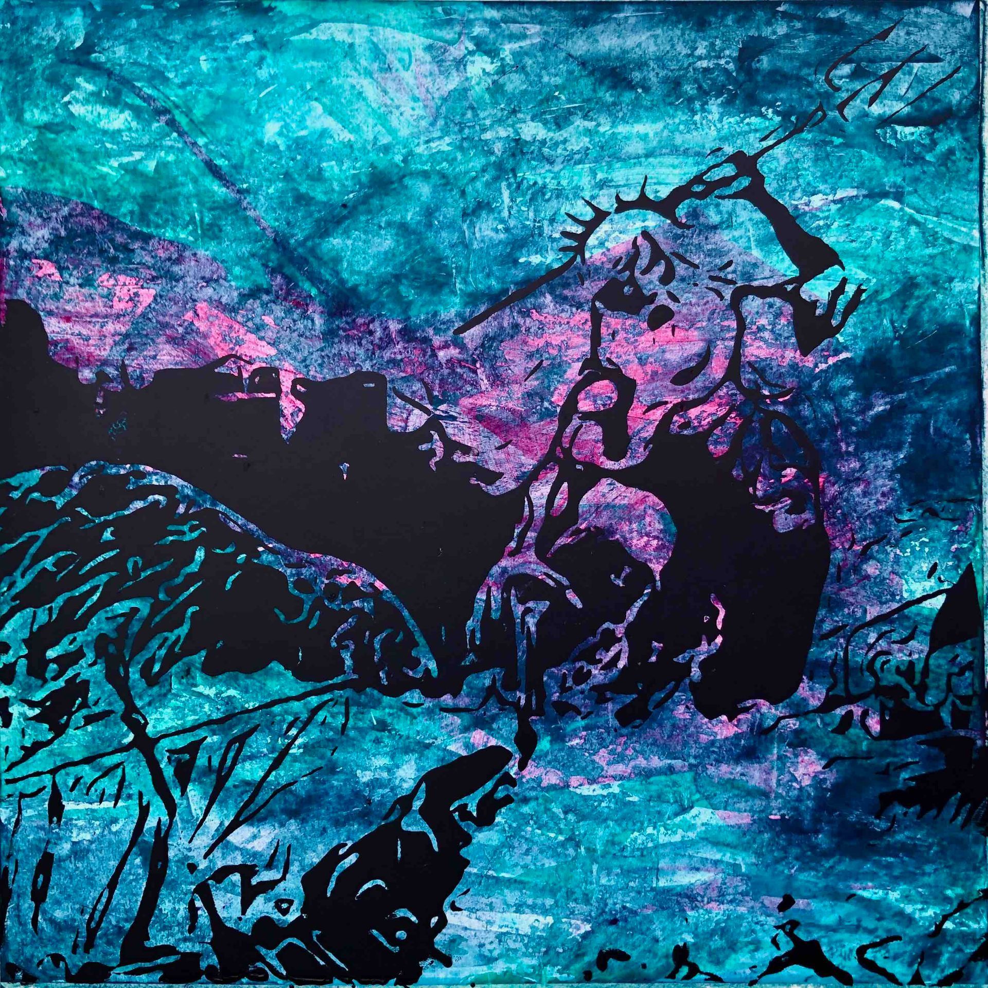 Ölgemälde Natur Wind Luft Sonne Wasser Wellen Licht Bewegung Segeln moderne Kunst Elisergo Instagram