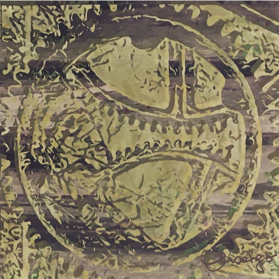 Bild, Gemälde, Siebdruck, Augsburg, Industrie, Zahnrad, Uhrwerk, Wasser, Figur, Hamster, Elisabeth Ernicke-Goßner, Elisergo