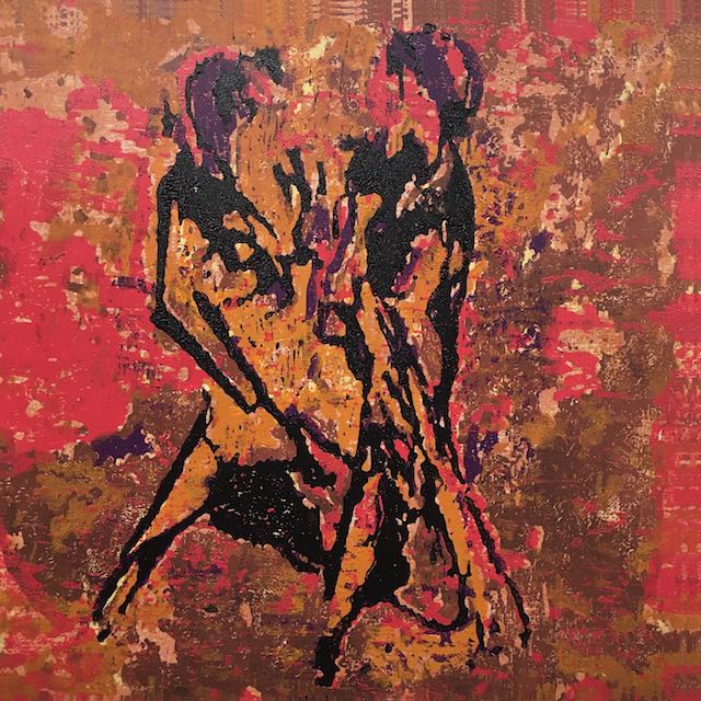 Bild, Tanz, Ölfarbe, Bewegung, Mensch, Schwung, Elisabeth Ernicke-Goßner,