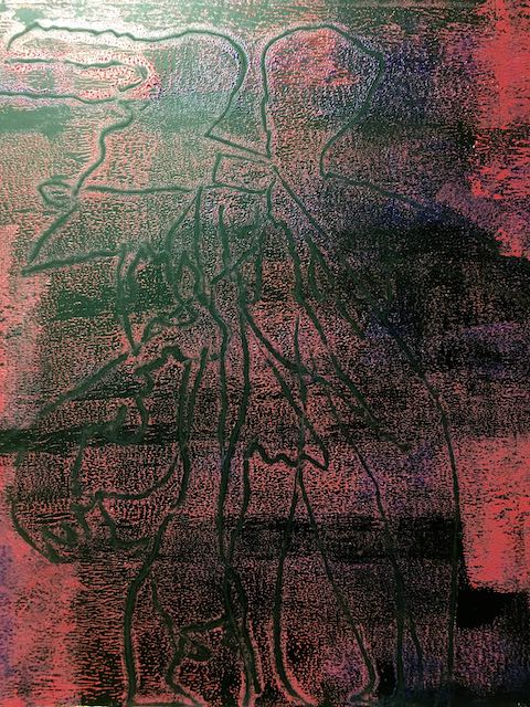 Bild, Tanz, Ölfarbe, Bewegung, Mensch, Schwung, Elisabeth Ernicke-Goßner,