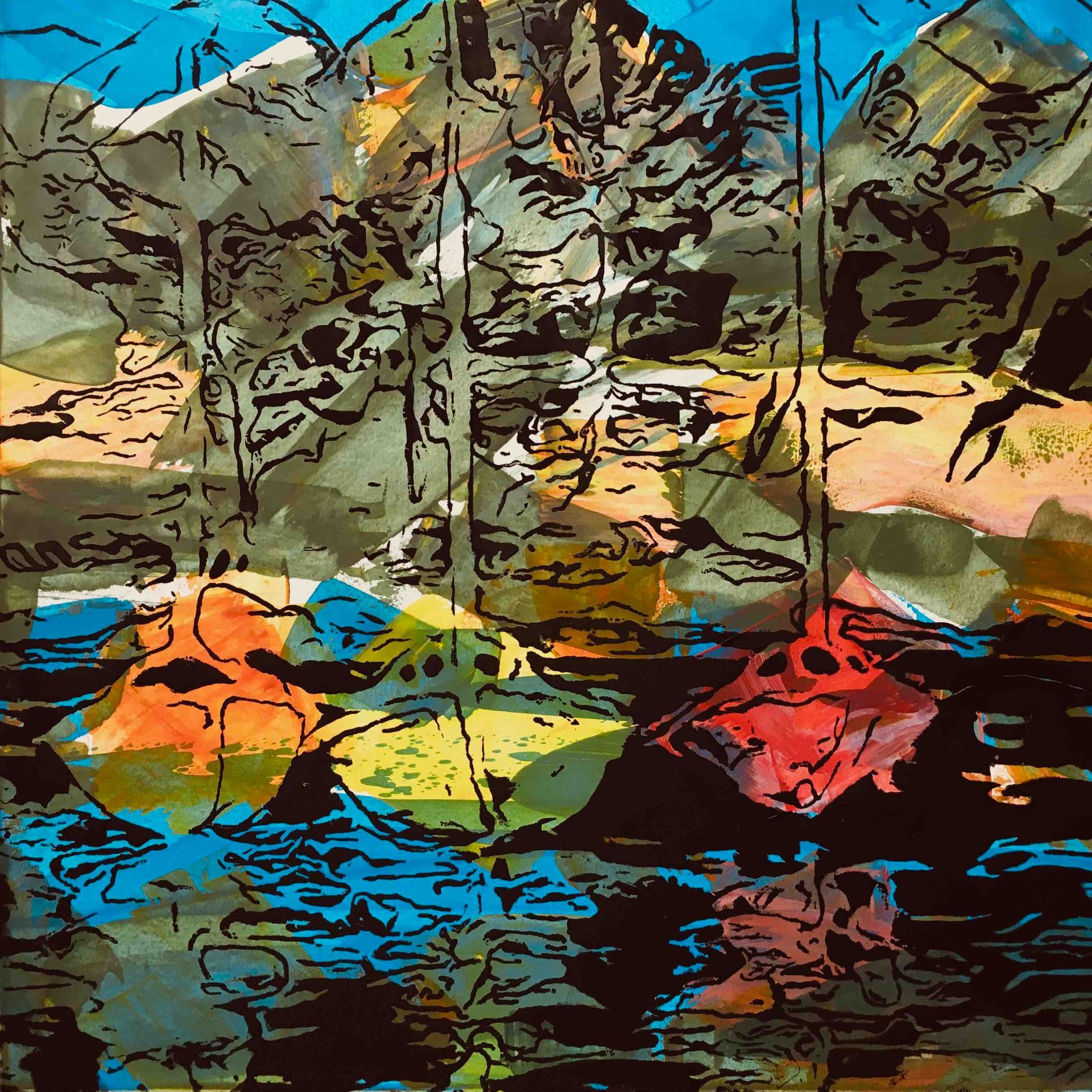 Ölgemälde Natur Wind Luft Sonne Wasser Wellen Licht Bewegung Segeln moderne Kunst Elisergo Instagram