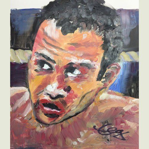 Bild, Portrait, Porträt, Kopf, Öl, Acryl, Leinwand,Gesicht , Elisabeth Ernicke-Goßner