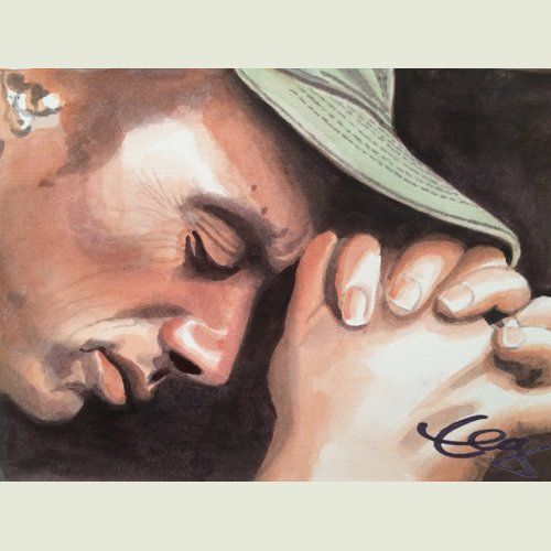 Bild, Portrait, Porträt, Kopf, Öl, Acryl, Leinwand,Gesicht , Elisabeth Ernicke-Goßner