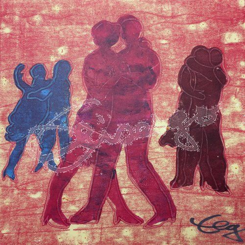 Elisabeth-Ernicke-Goßner-Bild-Öl-TanzHochdruck-rot-blau