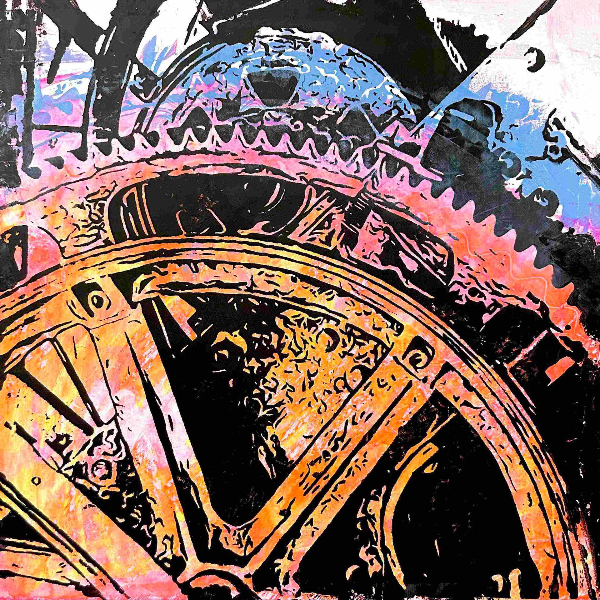 Elisergo, Ölgemälde, Acrylgemälde,  Siebdruck, Radierung, Moderne Kunst, Modernart, contemporaryart Industriekultur, Ausverkauf europäischer Industrie und Wirtschaft, Ökonomie
 Elisabeth Ernicke-Goßner 