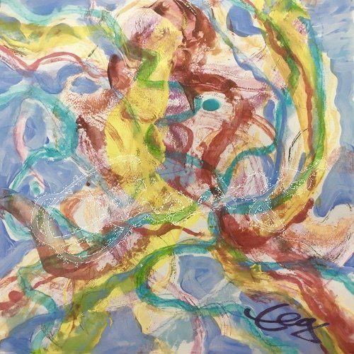 Elisabeth-Ernicke-Goßner-Bild-Öl-Tanz-Wolke-Tango-Argentino