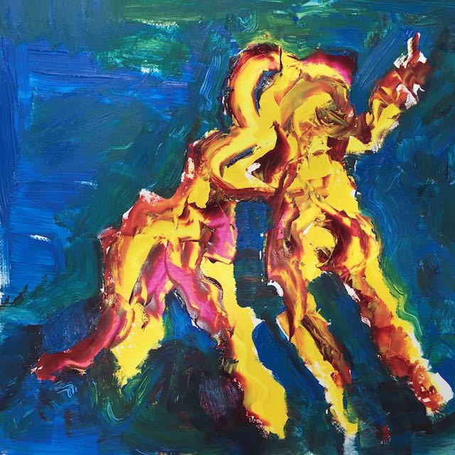 Elisabeth-Ernicke-Goßner-Bild-Öl-Tanz-Welle-Tango