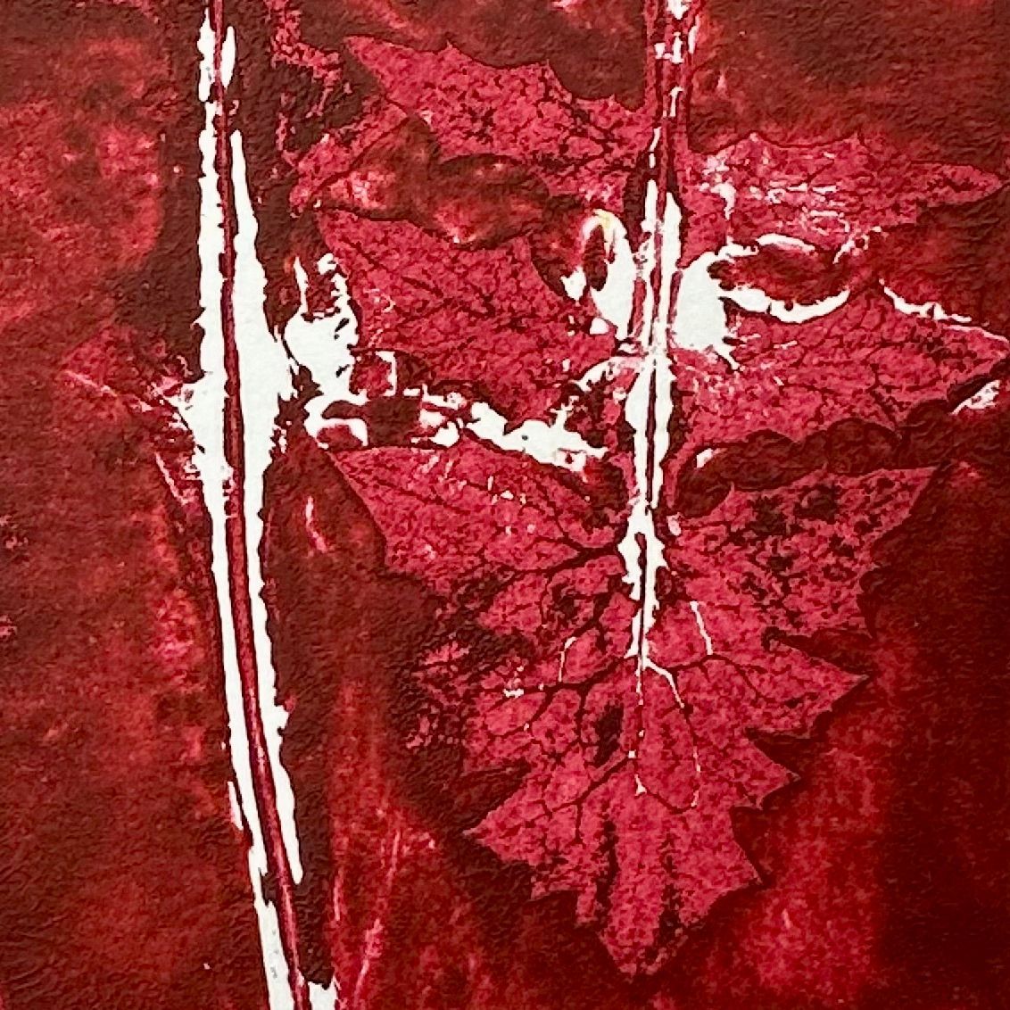 Elisergo, Gemälde, quadratisch, Herbst, Blätter, florale Motive, Licht und Farben, Acrylmalerei, moderne Kunst, Abstrakte Malerei ,Winter, Zuversicht, Besinnlichkeit , #elisergo,