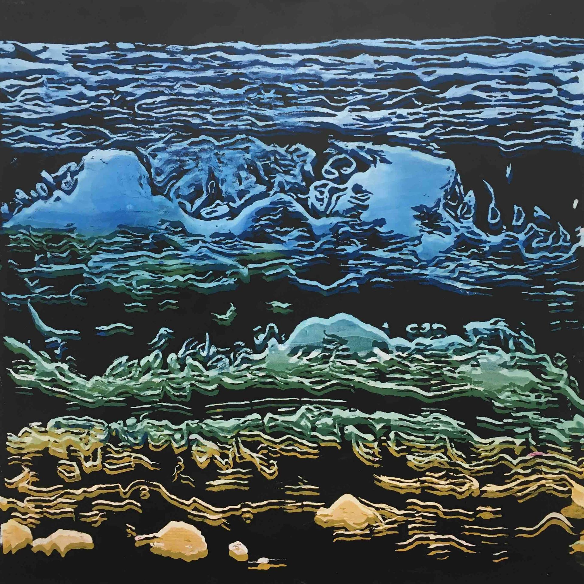 Ölgemälde Natur Wind Luft Sonne Wasser Wellen Licht Bewegung Segeln moderne Kunst Elisergo Instagram