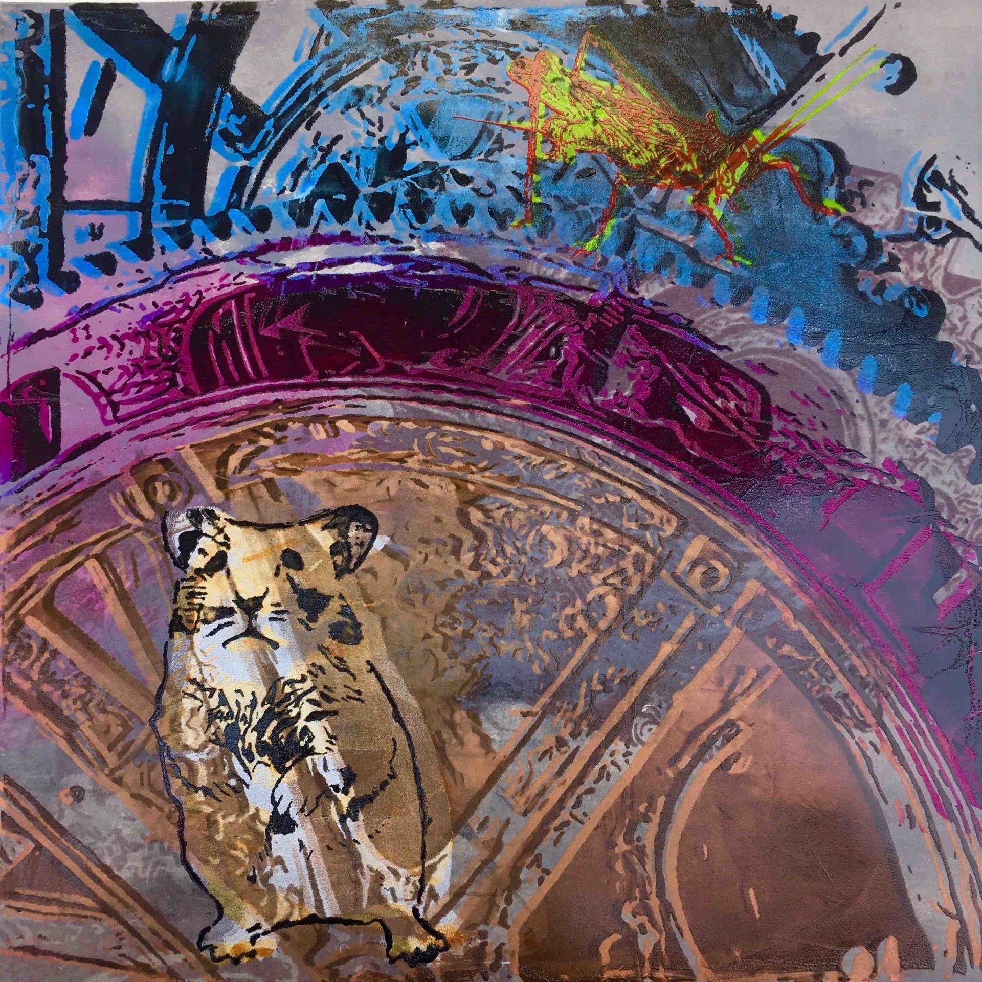 Industriekultur hochwertige mehrfach Farb-Siebdrucke zum Thema Ausverkauf europäischer Industrie modernart contemporary Art