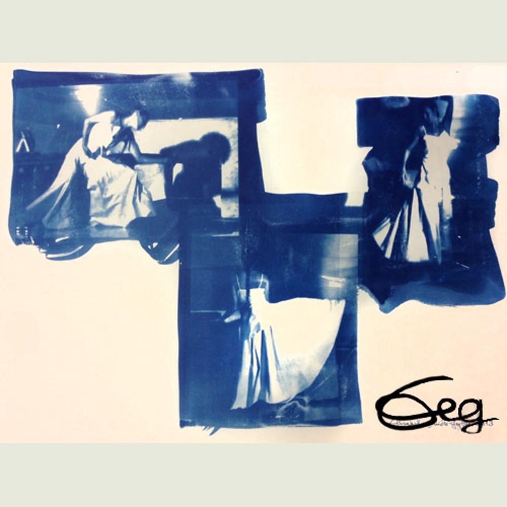 Bild, Tanz, Bewegung, Leidenschaft, Cyanotypie,