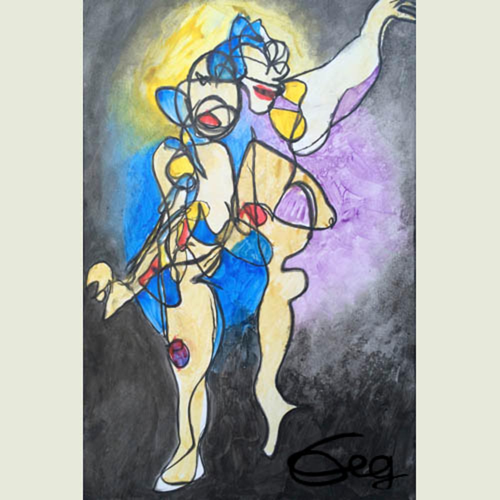 Bild, Tanz, Acryl, Leinwand, Bewegung, Leidenschaft