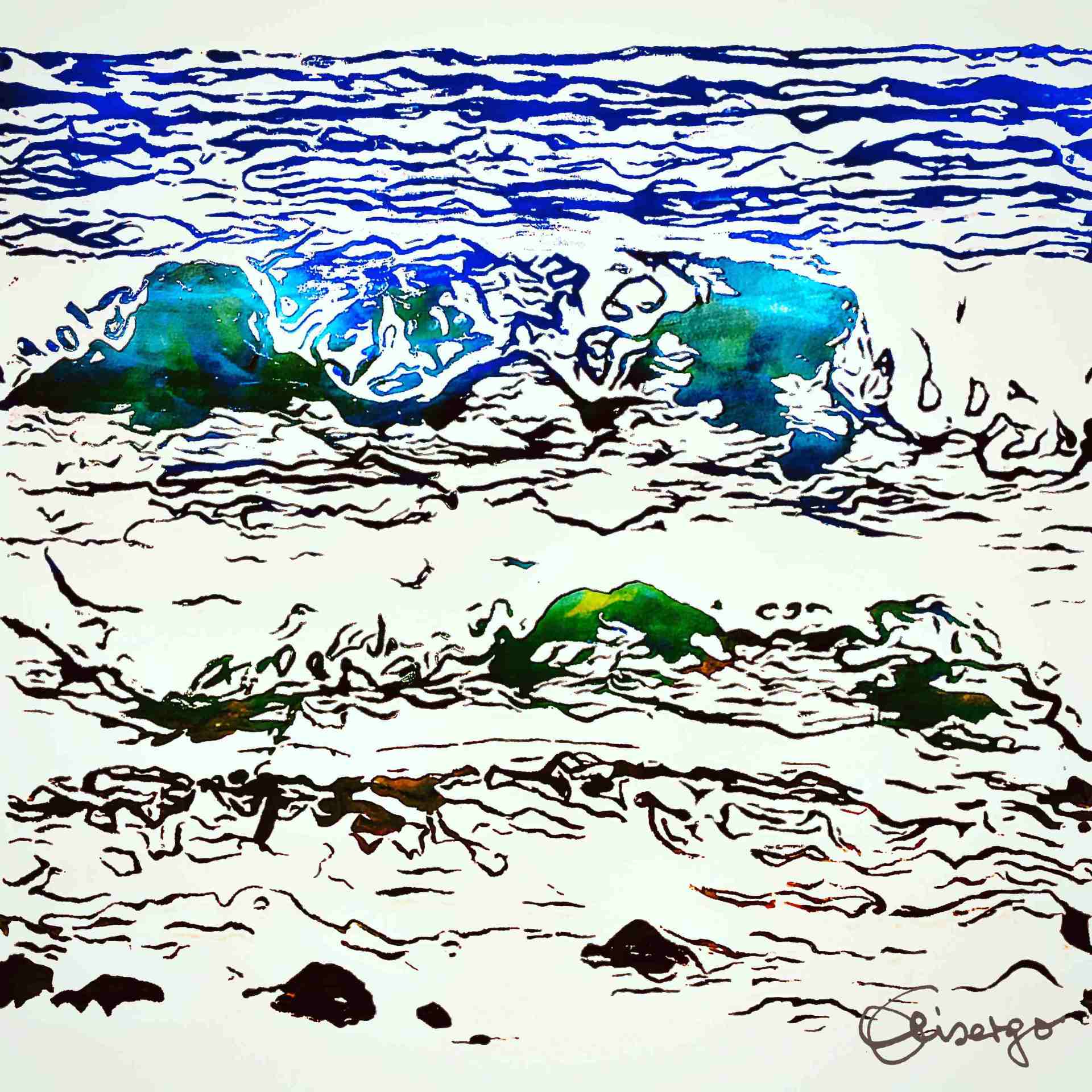 Elisergo, kunst, Bild, Gemälde, Siebdruck, Kunstatelier, Galerie-augsburg, modernart, contemporaryart, #elisergo, galerie-augsburg, Elisabeth  Ernicke-Goßner,