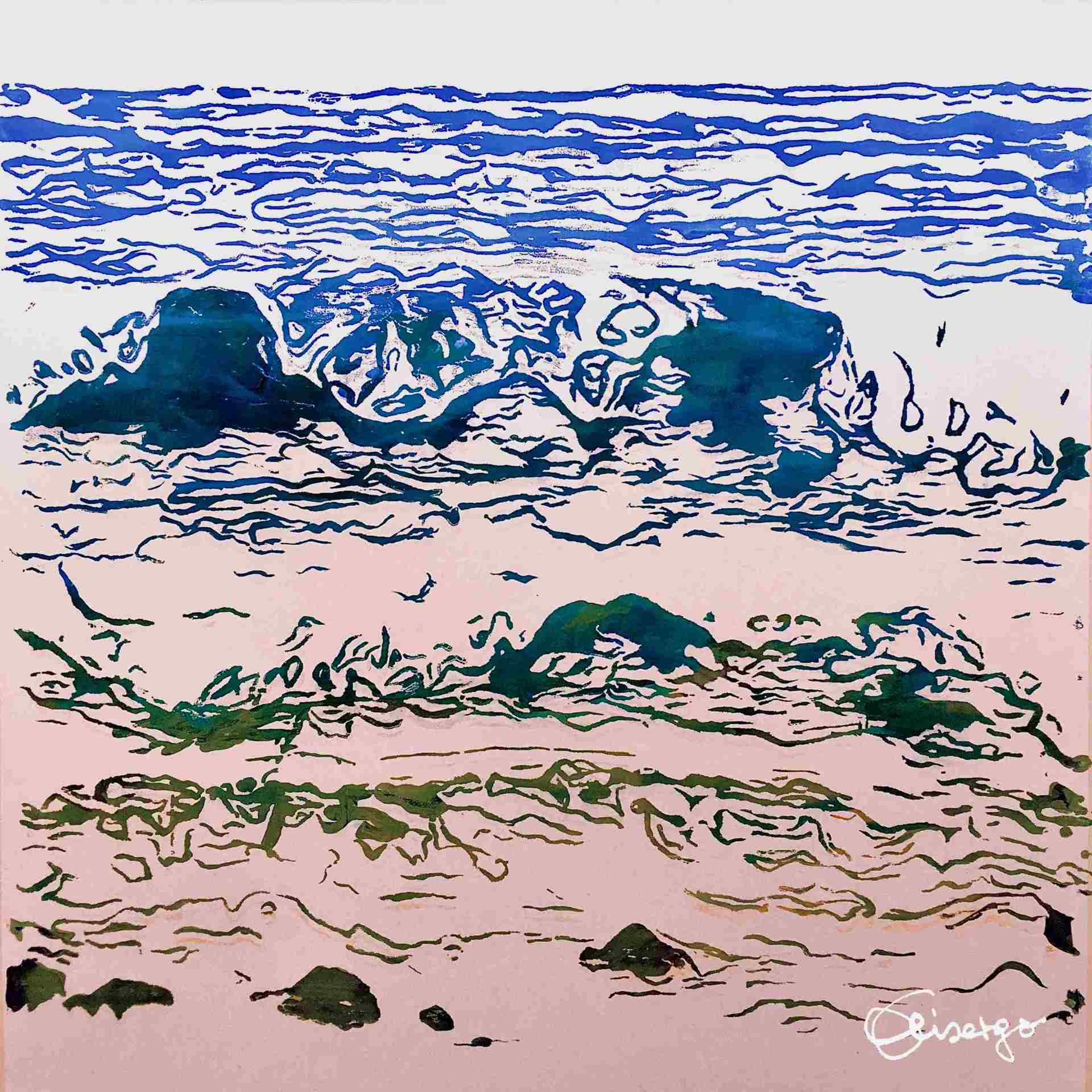 Elisergo, kunst, Bild, Gemälde, Siebdruck, Kunstatelier, Galerie-augsburg, modernart, contemporaryart, #elisergo, galerie-augsburg, Elisabeth  Ernicke-Goßner,