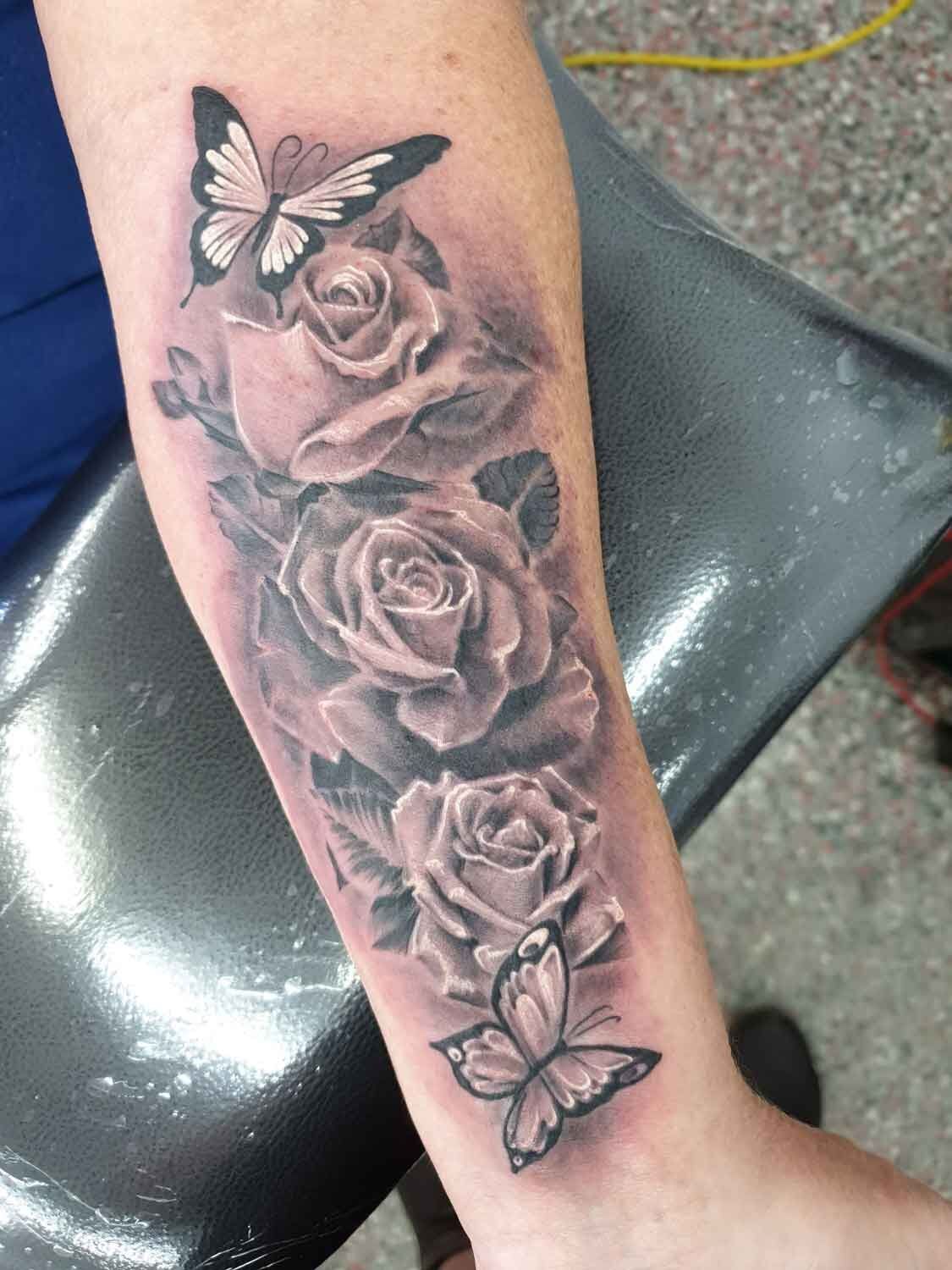 Watercolour Fox On Hip. Ink By Kel - Tattoo Studio in Kawana, QLD