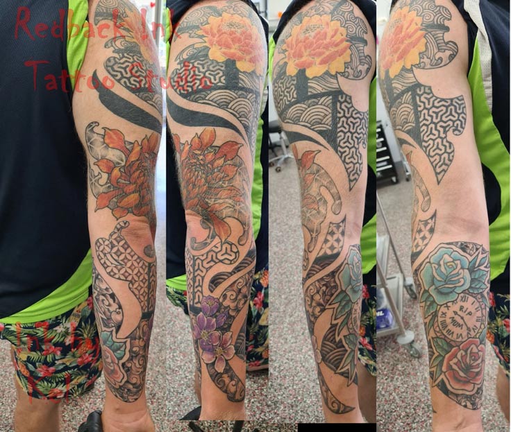 Arm Sleeve Tattoo - Tattoo Studio in Kawana, QLD
