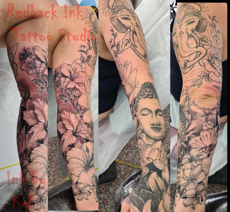 Arm Sleeve Tattoo - Tattoo Studio in Kawana, QLD