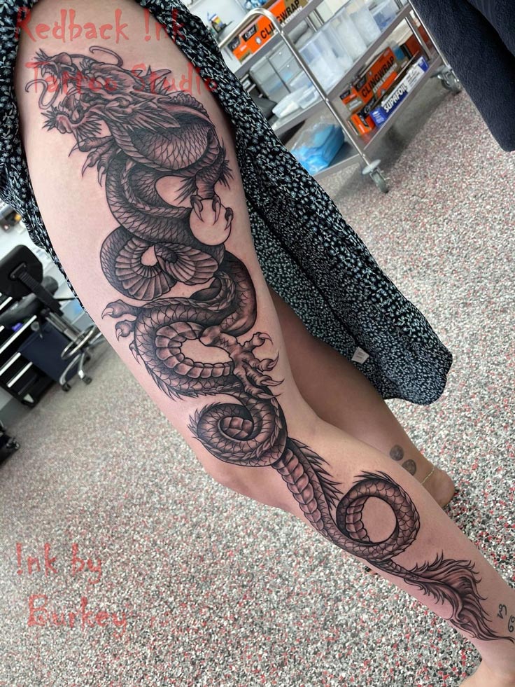 Redback Ink Chinese Dragon Tattoo - Tattoo Studio in Kawana, QLD