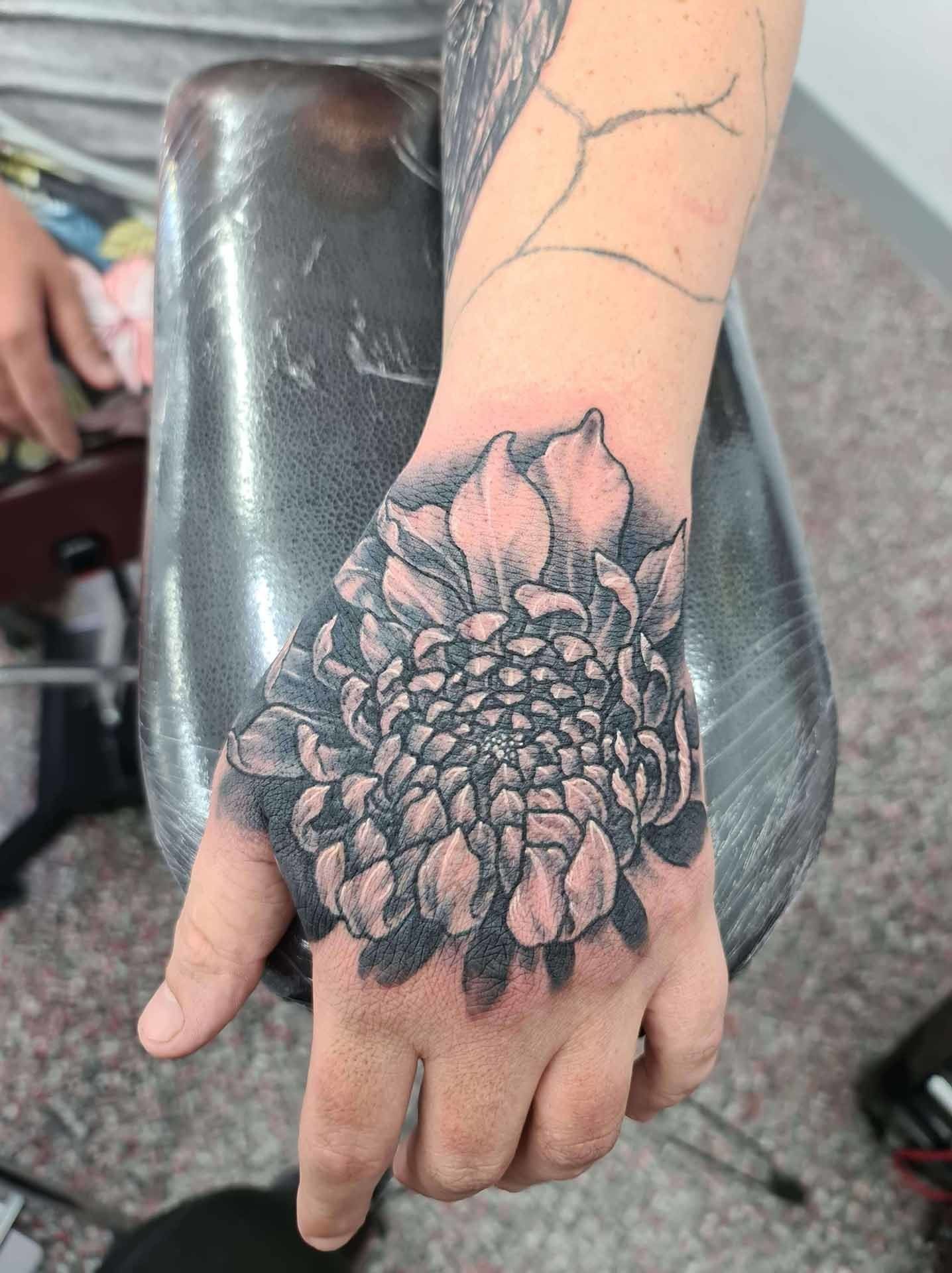 Cover Up on Hand Completed