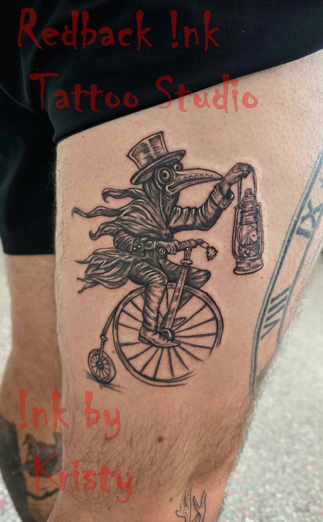 Leg Tattoo  - Redback Ink Tattoo Studio in Kawana, QLD