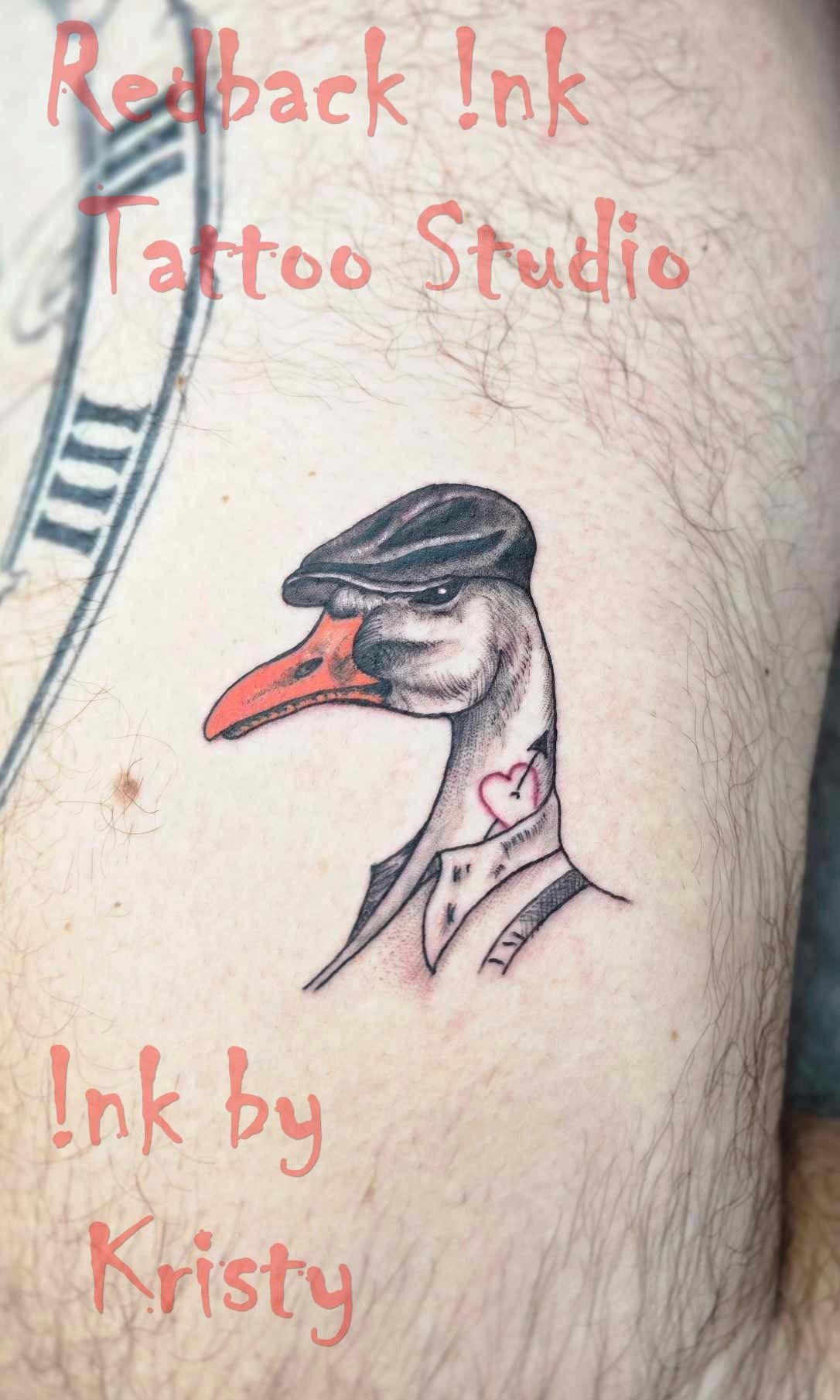 Duck Tattoo  - Redback Ink Tattoo Studio in Kawana, QLD