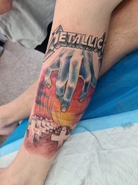 Metallica Band Tattoo - Tattoo Studio in Kawana, QLD
