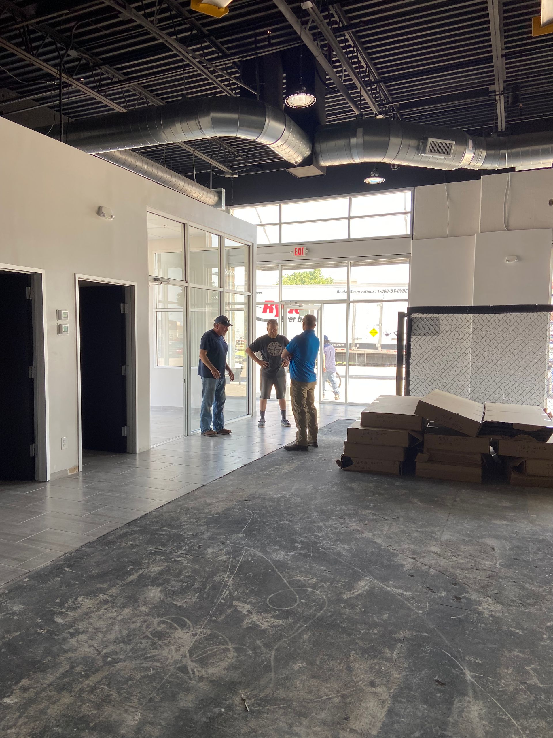 Ceilings Painted Black: Progress