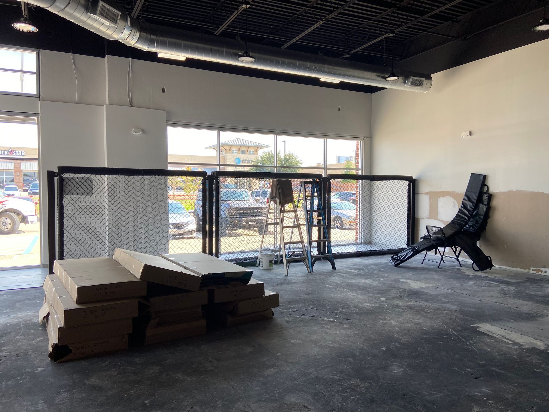 Fencing and Tile Installation in Progress