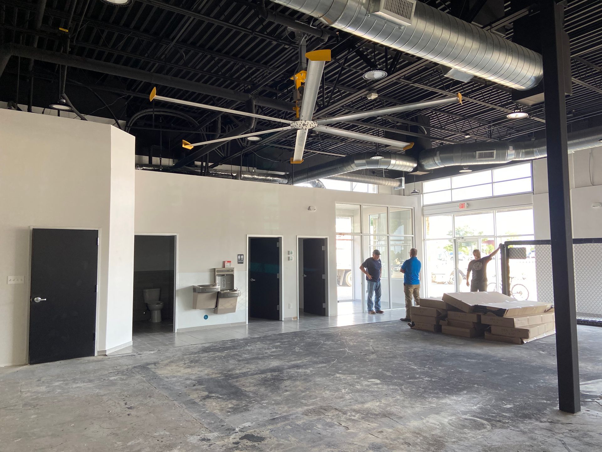 Bathrooms and Water Fountain Installed:Progress