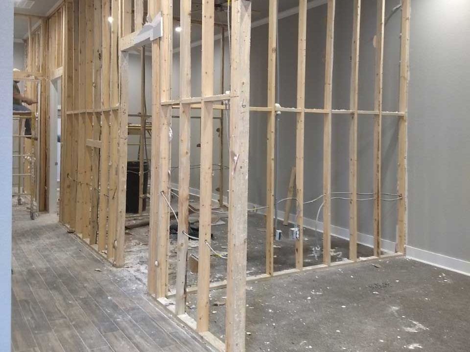 Professional shell space finish-outs in The Colony TX by commercial contractors