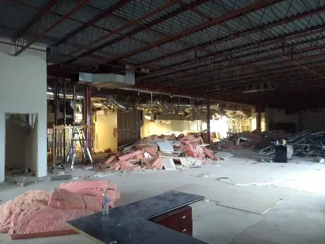 Commercial renovation project in The Colony Texas minimizing business disruption