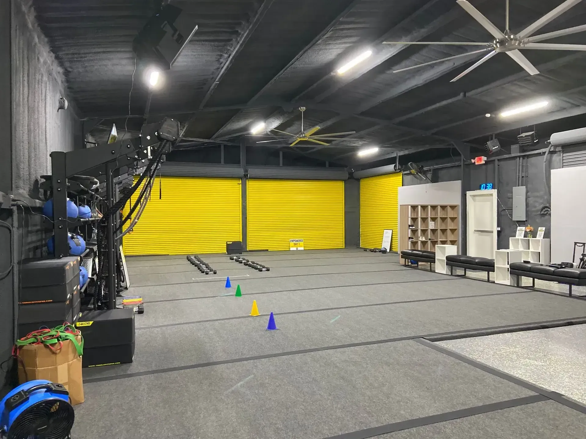 Commercial construction for gyms and fitness centers in Frisco TX by NorthStar Commercial Interiors