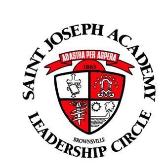 A logo for saint joseph academy leadership circle