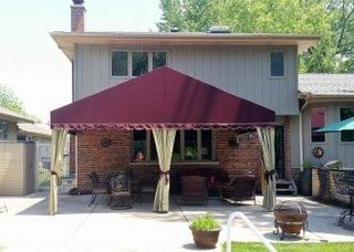 Awning of a cafe after - Awning in Evergreen Park, IL